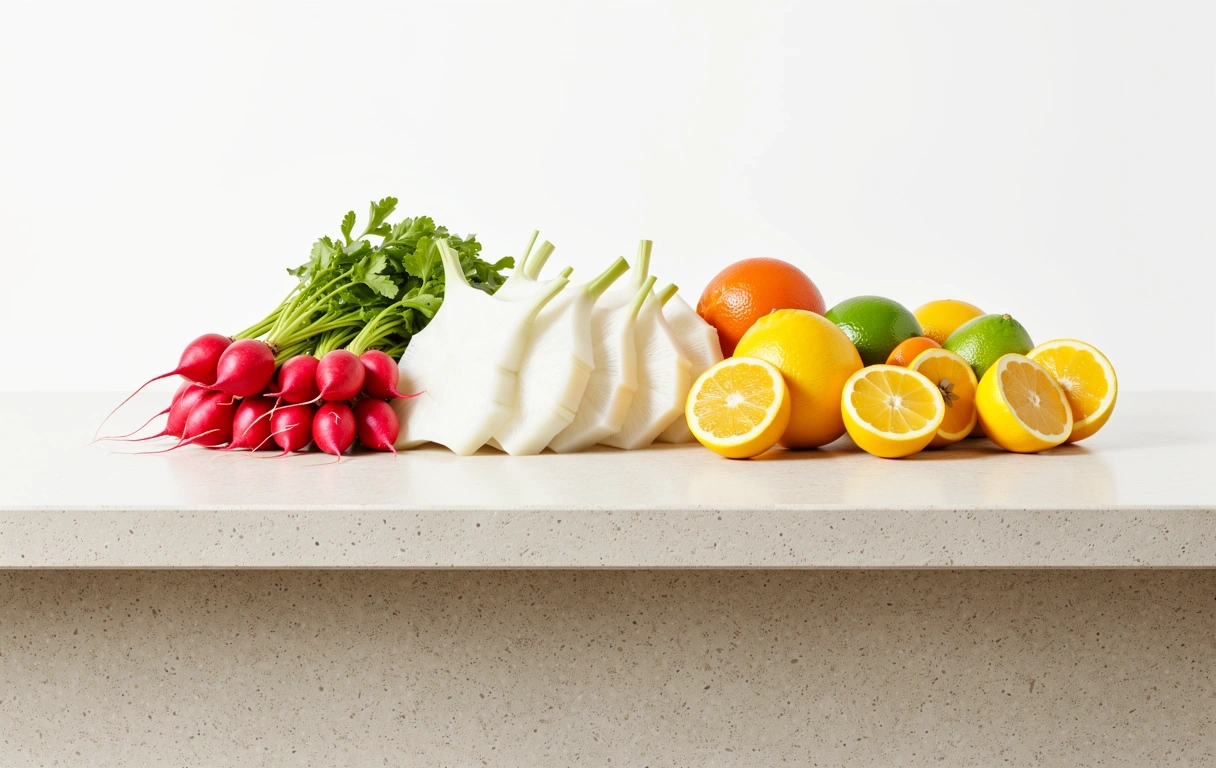 Ingredientes locales frescos